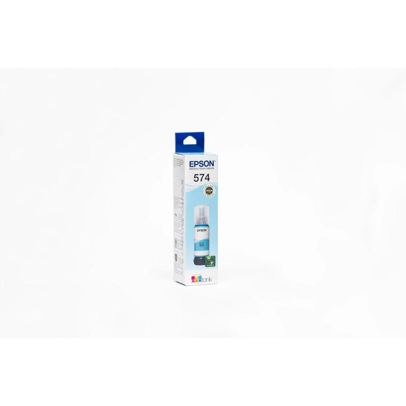 BOTELLA DE TINTA EPSON T574 CYAN LIGHT - 2