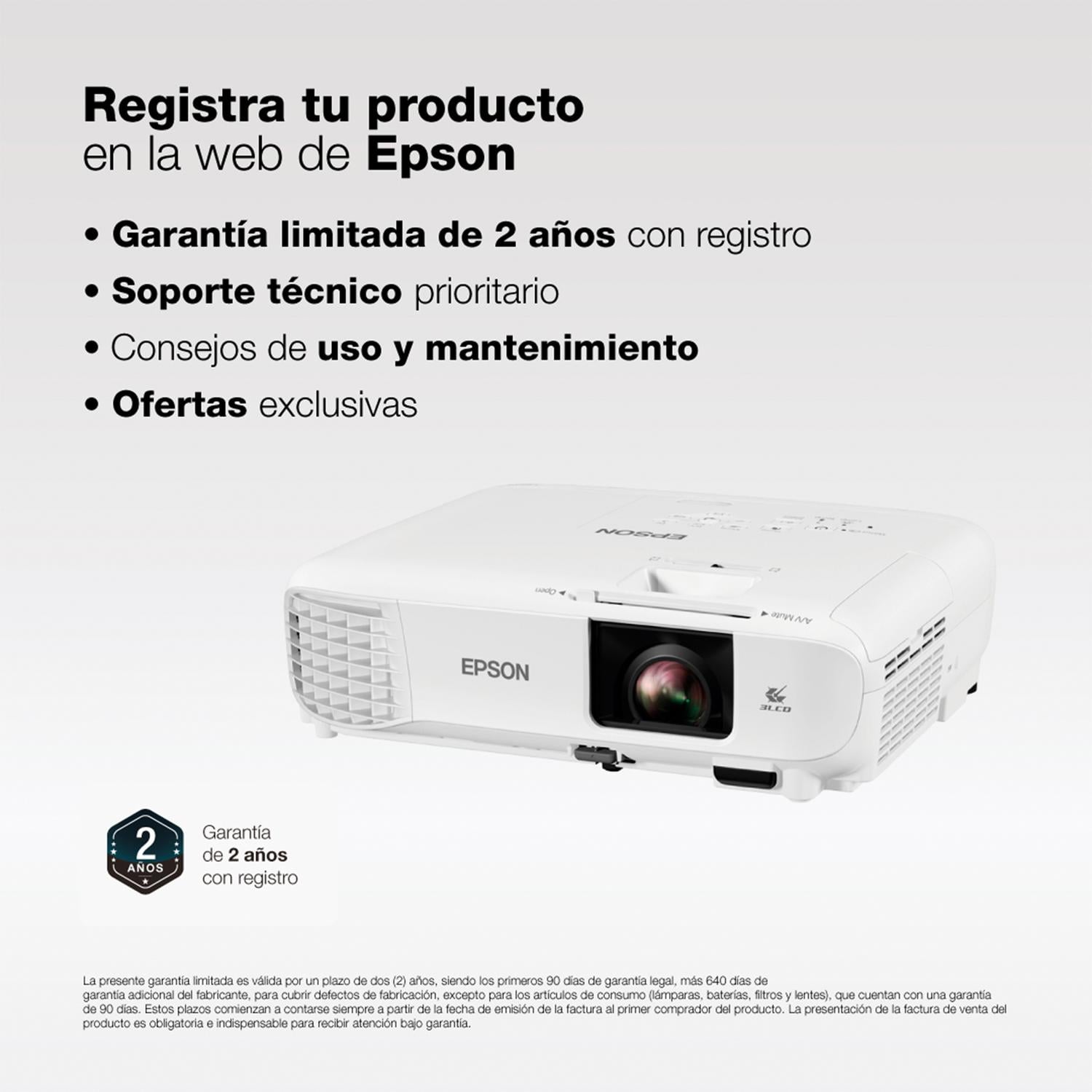 PROYECTOR EPSON POWERLITE E24 / ALTAVOZ PARA SALAS DE CLASE - 7