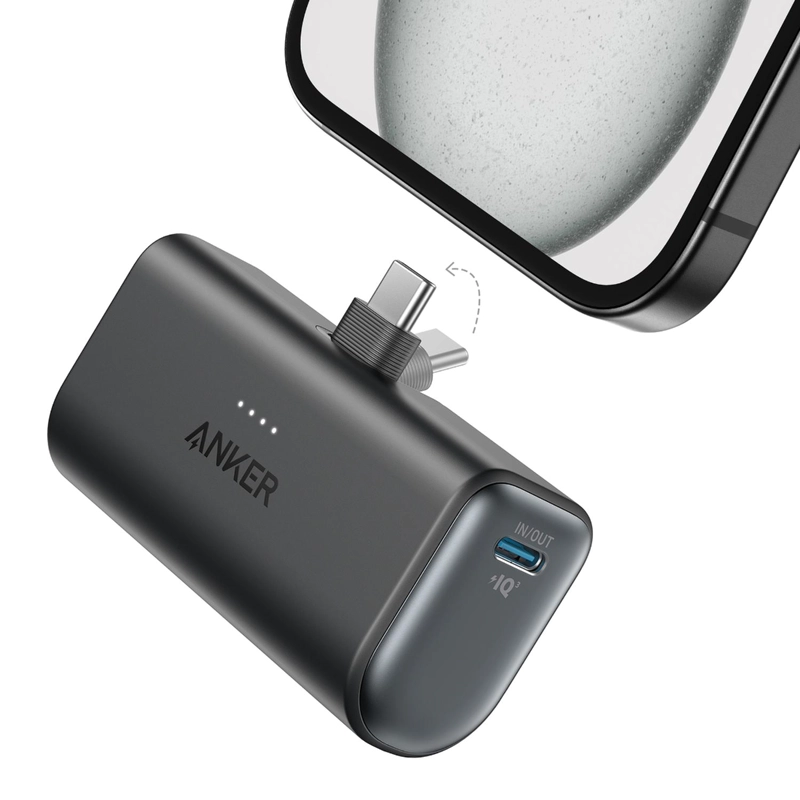 CARGADOR PORTATIL POWER BANK ANKER NANO 5000MAH 22.5W BLACK - 2