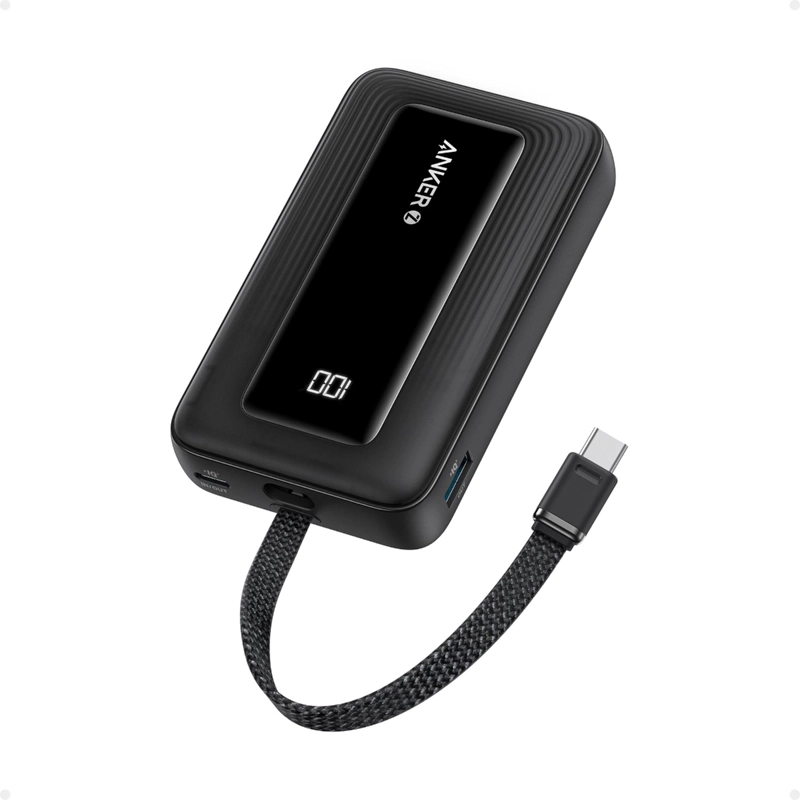 CARGADOR PORTATIL POWER BANK ANKER ZOLO 10000MAH CON USB C BLACK - 2