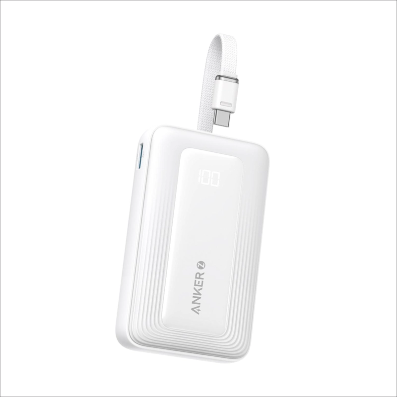 CARGADOR PORTATIL POWER BANK ANKER ZOLO 10000MAH CON USB C WHITE - 4