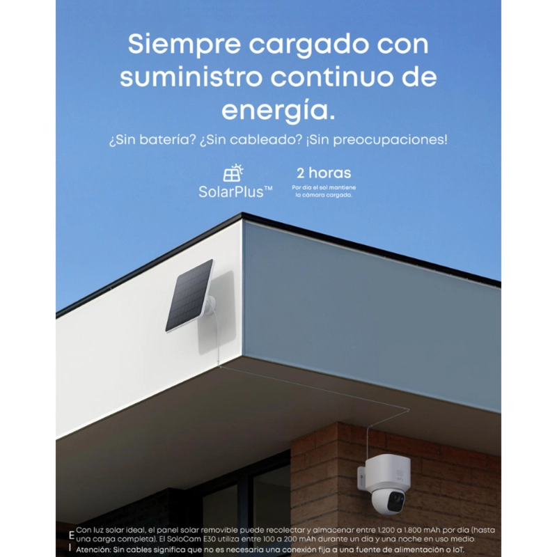 CAMARA DE SEGURIDAD SOLAR EUFY SOLOCAM E30 WHITE - 2