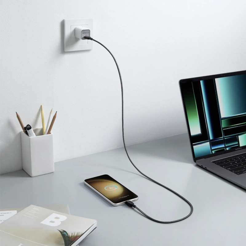 CABLE USB-A A USB-C ANKER CARGA REGULAR 15W 1M NEGRO - 6