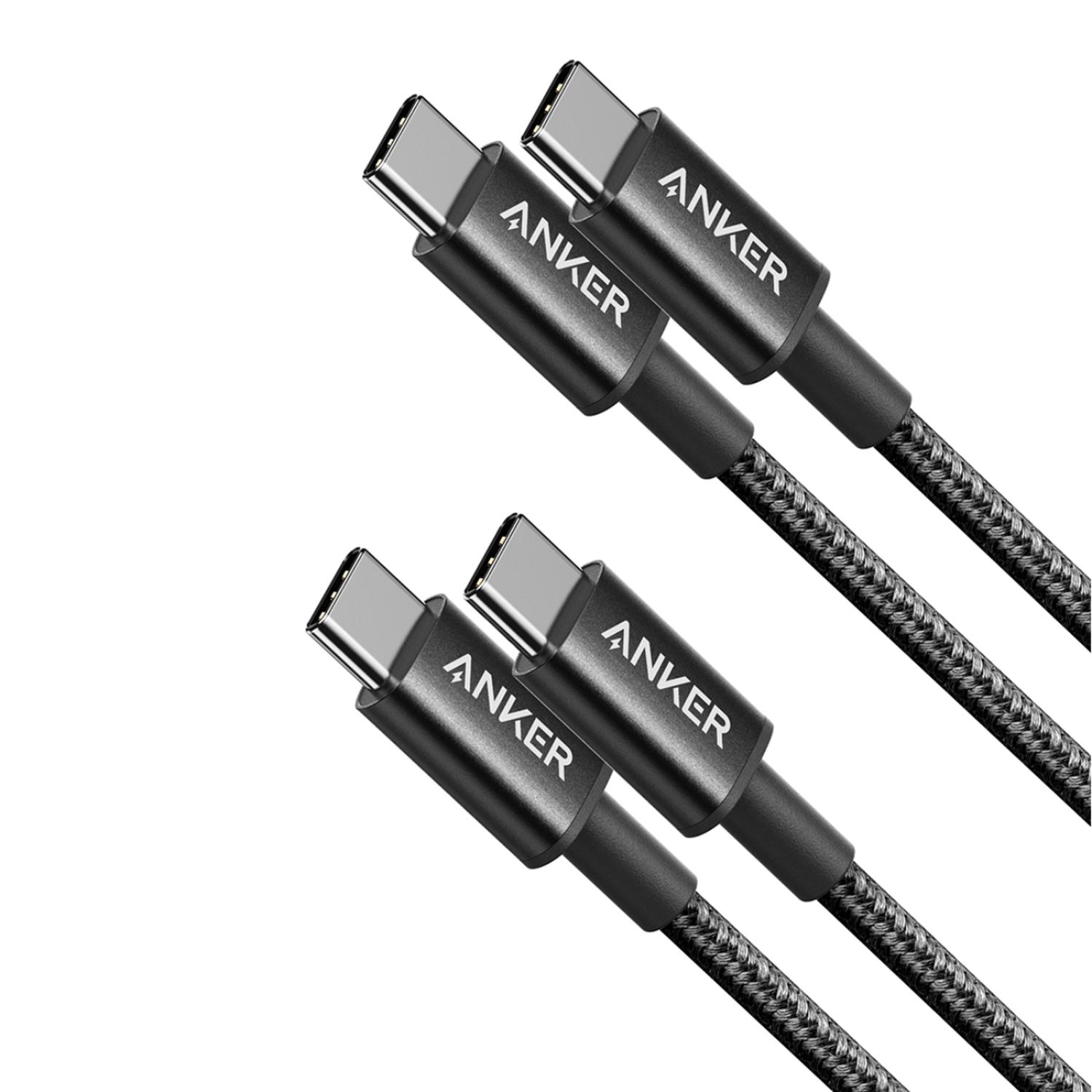 CABLE USB-C A USB-C ANKER CARGA RAPIDA 60W 1M NEGRO - 1