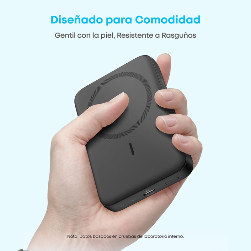 POWERBANK MAGNE TICA BATERIA EXTERNA MAGGO ANKER 10.000 MAH WIRELESS NEGRO - 2