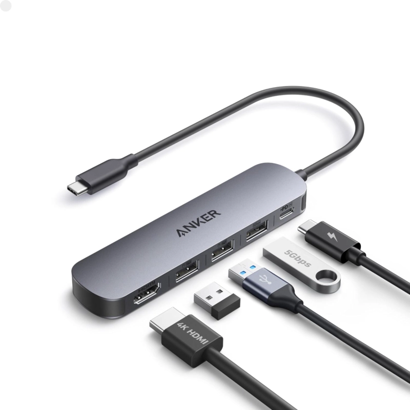 ANKER USB-C HUB 5-IN-1, 4K HDMI - 2