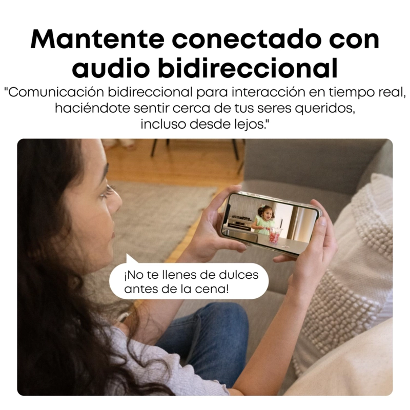 CAMARA DE SEGURIDAD INTERIOR 2K 360° EUFY C220 - 9