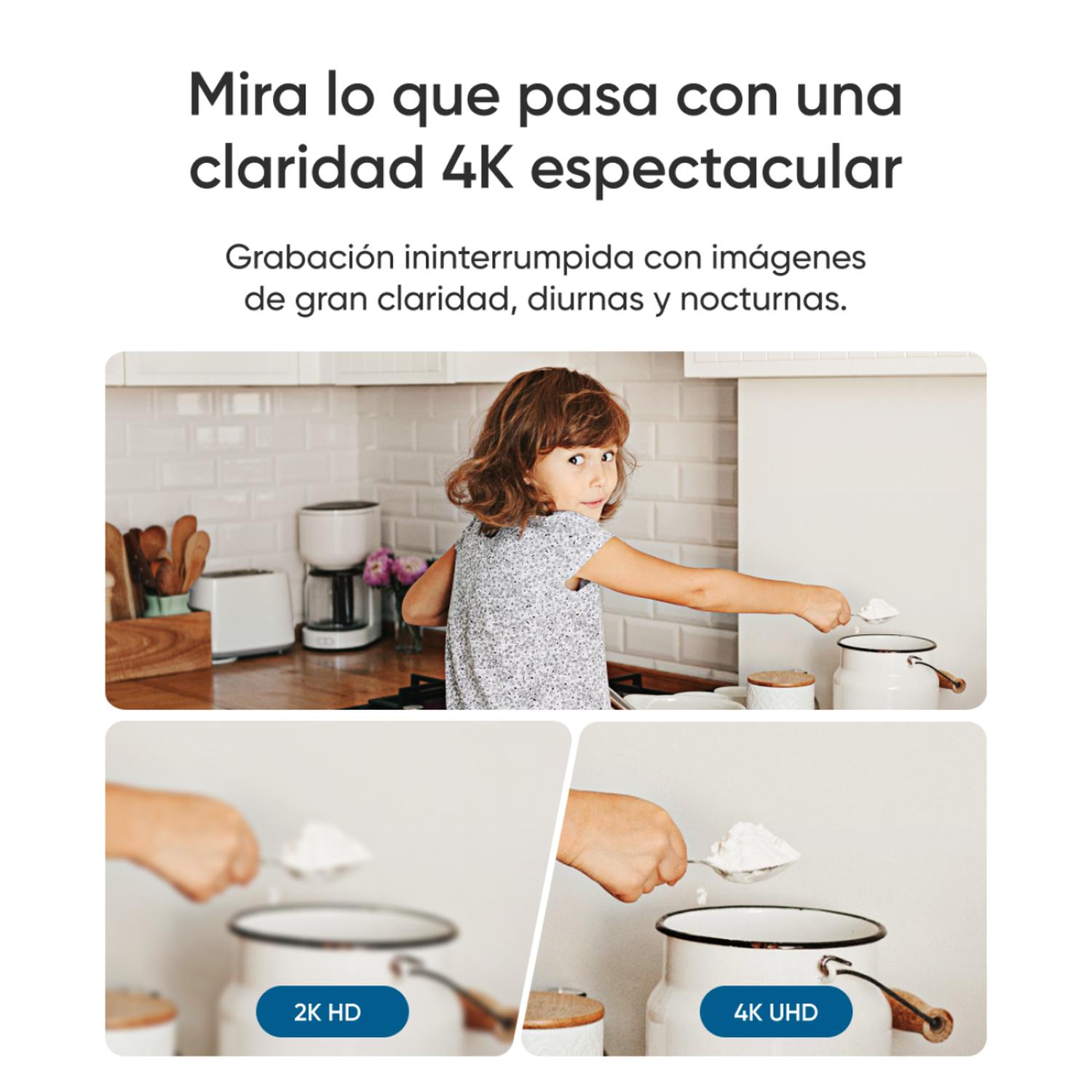 CAMARA DE SEGURIDAD INTERIOR 4K UHD 360° EUFY E30 - 2