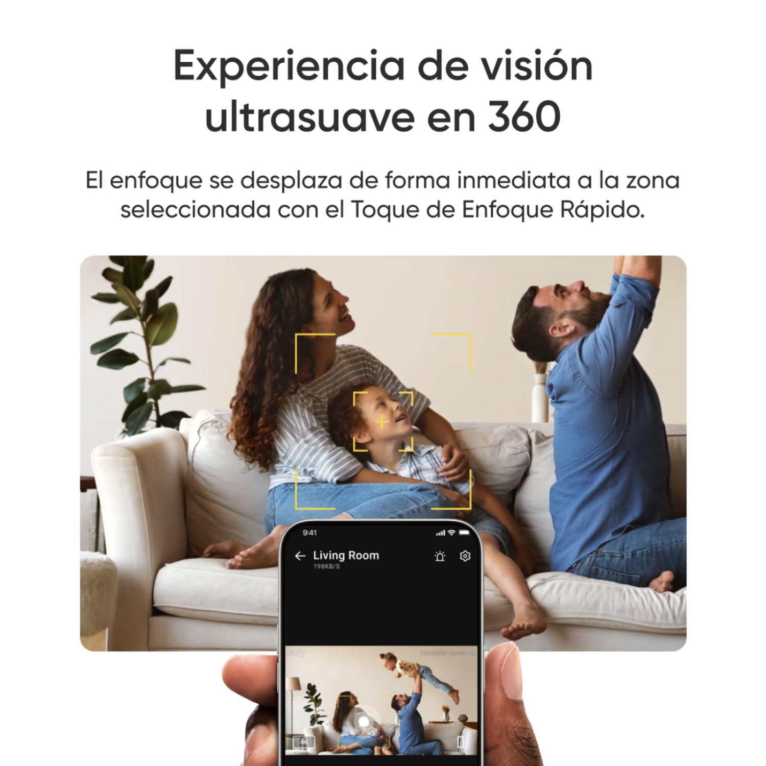 CAMARA DE SEGURIDAD INTERIOR 4K UHD 360° EUFY E30 - 3