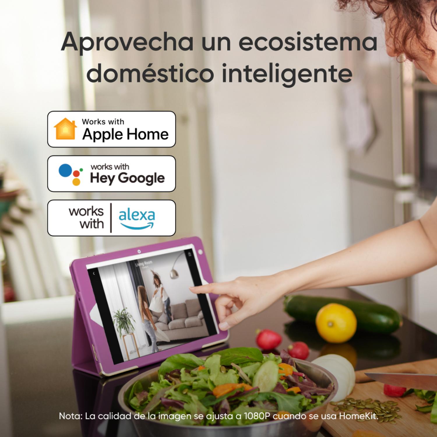 CAMARA DE SEGURIDAD INTERIOR 4K UHD 360° EUFY E30 - 7