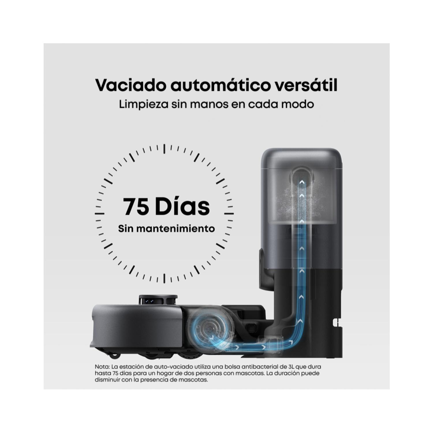 ASPIRADORA ROBOT EUFY 3-EN-1 E20 SES - ROBOT + VERTICAL - 7