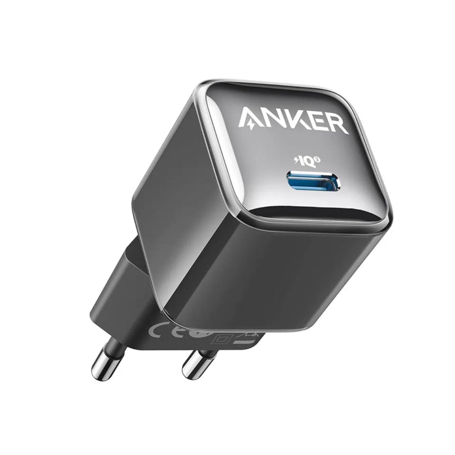 CARGADOR CARGA RAPIDA ANKER 511 NANO PRO 20W USB-C POWERIQ 3.0 NEGRO - 1