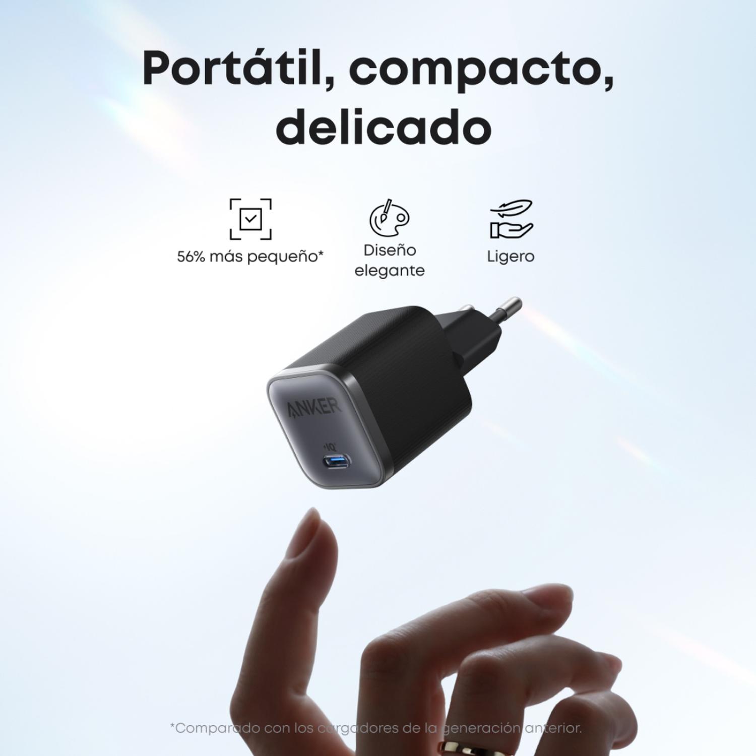 CARGADOR CARGA RAPIDA ANKER NANO 45W GAN PIQ 3.0 USB-C - 4