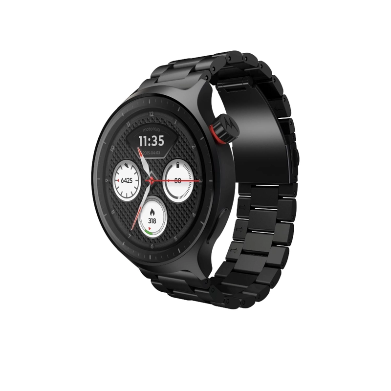MOTOROLA MOTO WATCH NEGRO METALICO