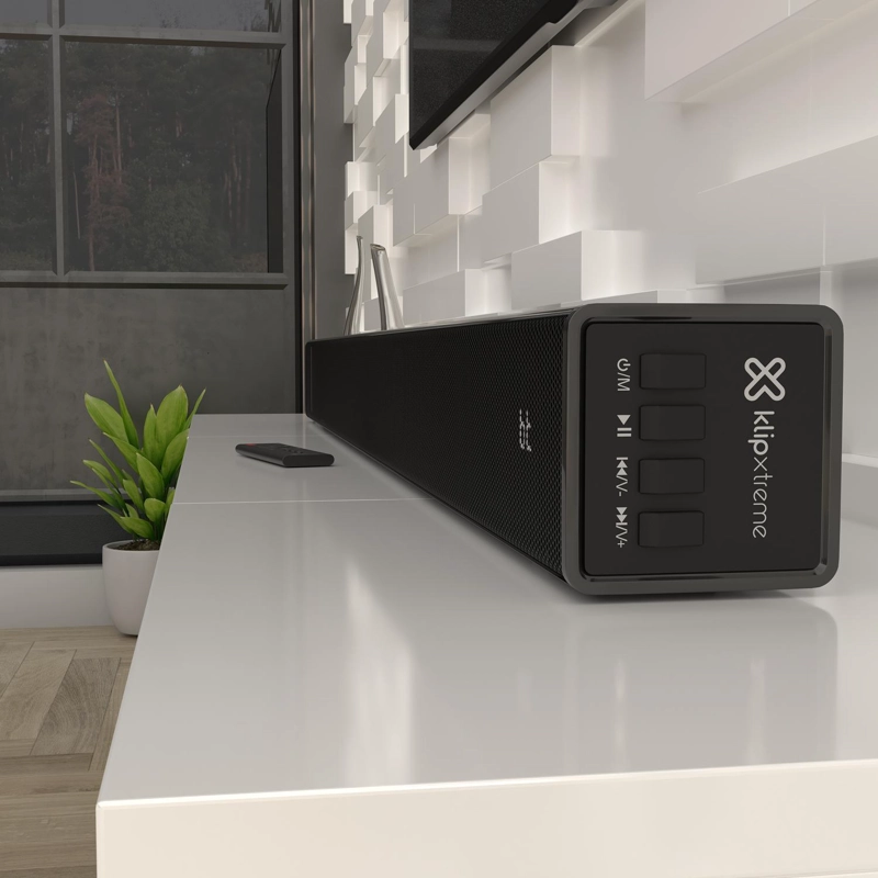 BARRA DE SONIDO 2.0 KLIP XTREME HARMONIUM BLUETOOTH 100W KSB-001 - 5