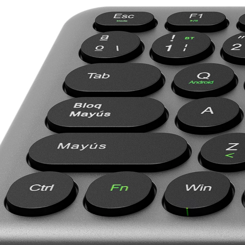 TECLADO Y MOUSE DUAL KLIPXTREME KEYGLIDER ES 2.4GHZ. NEGRO - 4
