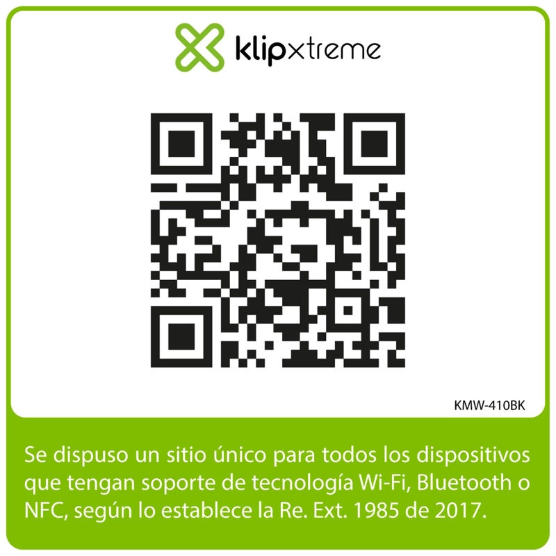 MOUSE INALAMBRICO KLIP XTREME EASYHAND KMW-410BK NEGRO - 8