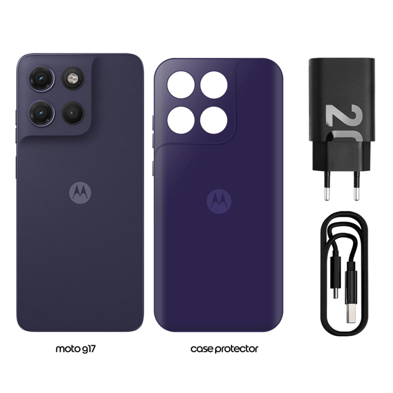MOTOROLA MOTO G17 4+128GB EVENING BLUE - 2