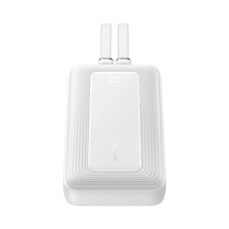 POWERBANK BATERIA EXTERNA ANKER 20.000 MAH CARGA RAPIDA 30W CABLE USB-C + LIGHNING INTEGRADO BLANCO - 3