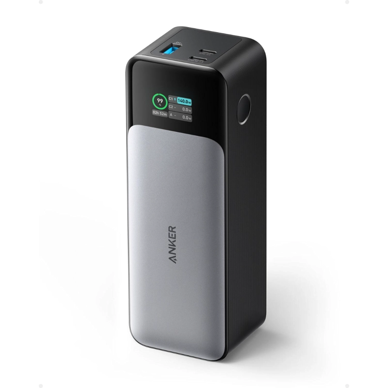 BATERIA EXTERNA LAPTOP ANKER 24.000 MAH CARGA ULTRA RAPIDA 140W NEGRO - 1