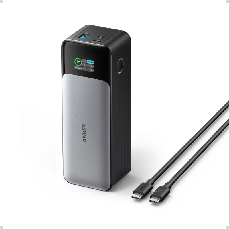 BATERIA EXTERNA LAPTOP ANKER 24.000 MAH CARGA ULTRA RAPIDA 140W NEGRO - 2