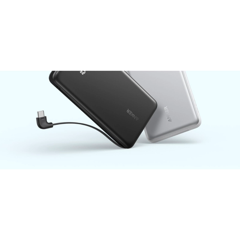 POWERBANK BATERIA EXTERNA ANKER 10.000 MAH 22,5W CABLE USB-C INTEGRADO BLANCO - 3