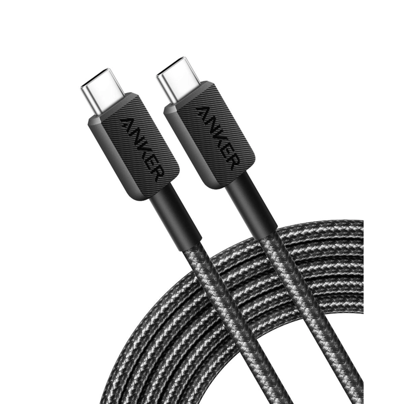 CABLE USB-C A USB-C ANKER CARGA RAPIDA 60W 1M TRENZ NEGRO - 1