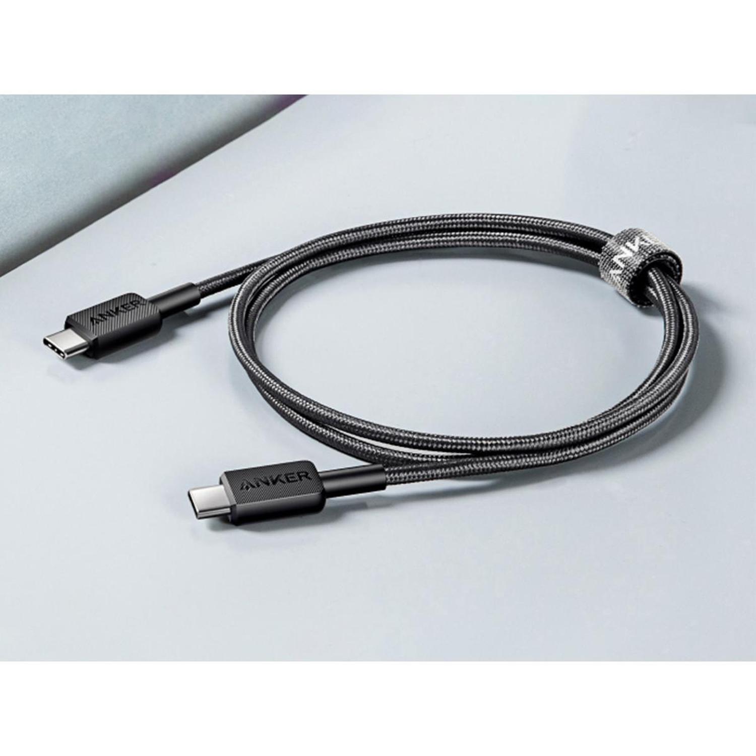 CABLE USB-C A USB-C ANKER CARGA RAPIDA 60W 1M TRENZ NEGRO - 4