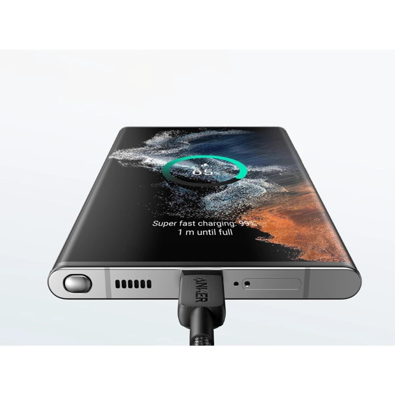 CABLE USB-C A USB-C ANKER CARGA RAPIDA 60W 1M TRENZ NEGRO - 5