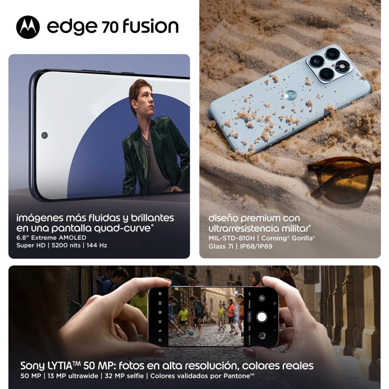 MOTOROLA EDGE 70 FUSION 8+256GB FIFA AZUL - 4