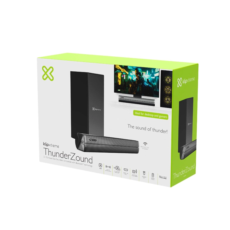 BARRA DE SONIDO 2.1 KSB-050 KLIP XTREME 120 WATTS BLUETOOTH HDMI - 7