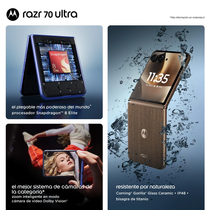 MOTOROLA RAZR 70 ULTRA AZUL 16GB + 1TB - 9