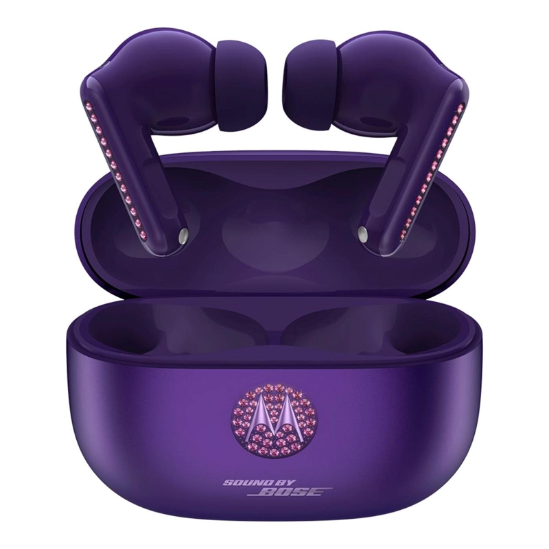 MOTO BUDS 2 PLUS SWAROVSKI MORADO - 1