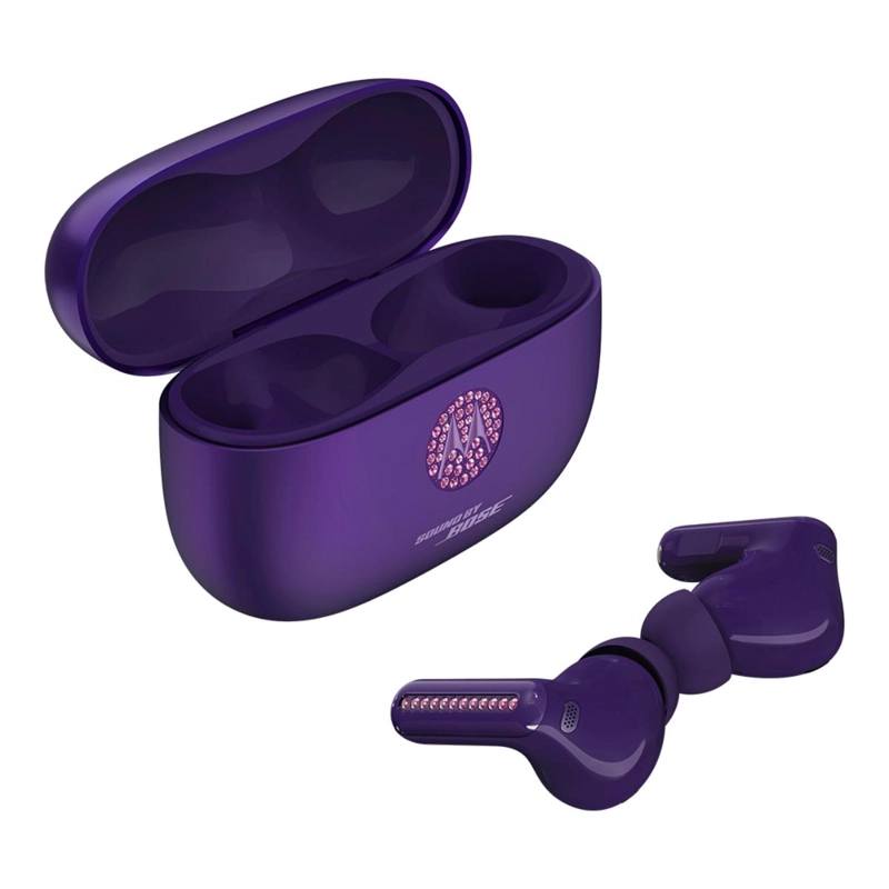 MOTO BUDS 2 PLUS SWAROVSKI MORADO - 2