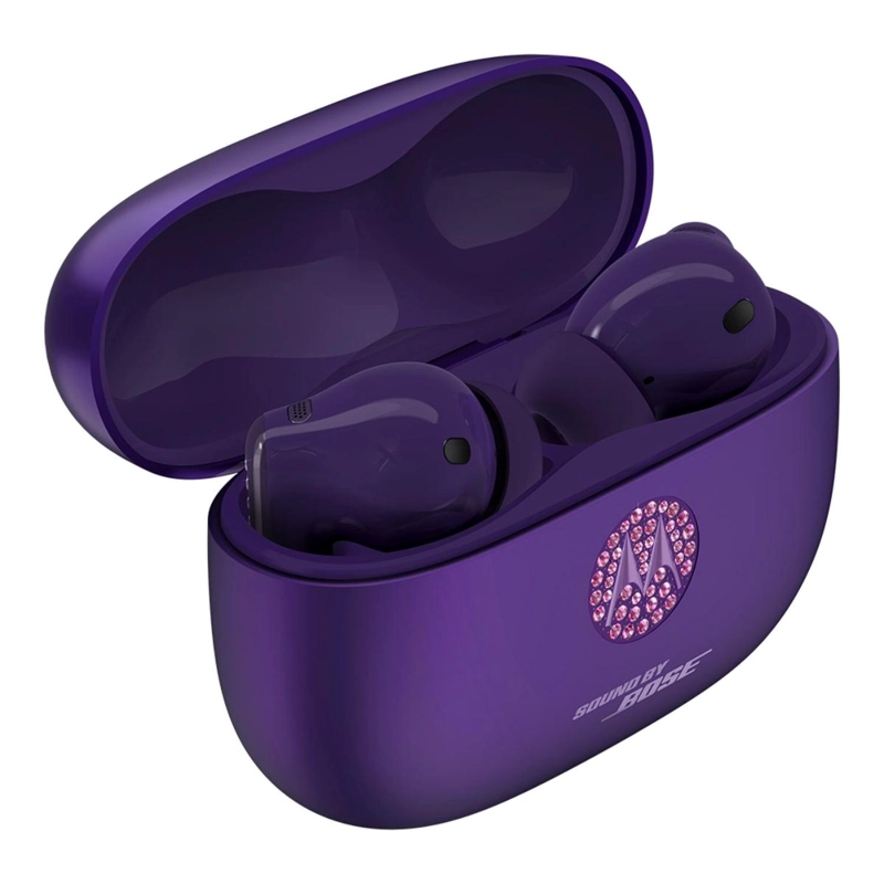 MOTO BUDS 2 PLUS SWAROVSKI MORADO - 3