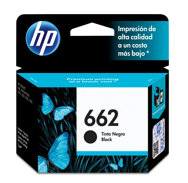 CARTUCHO DE TINTA HP 662 NEGRO - 1