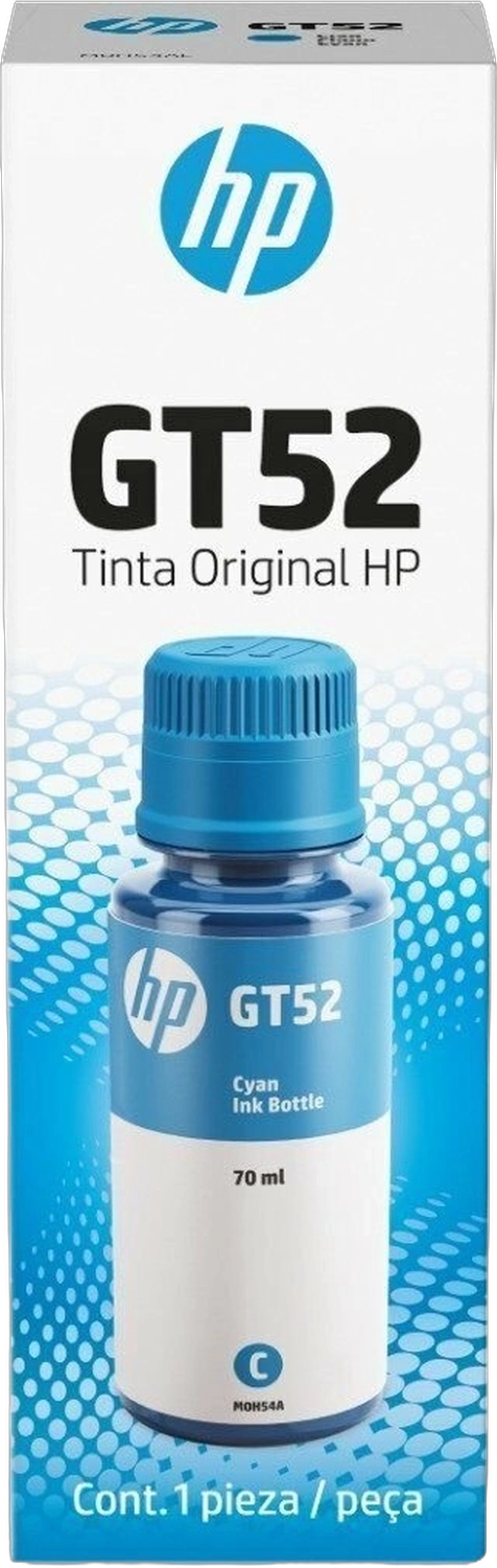 BOTELLA DE TINTA HP GT52 CYAN - 2