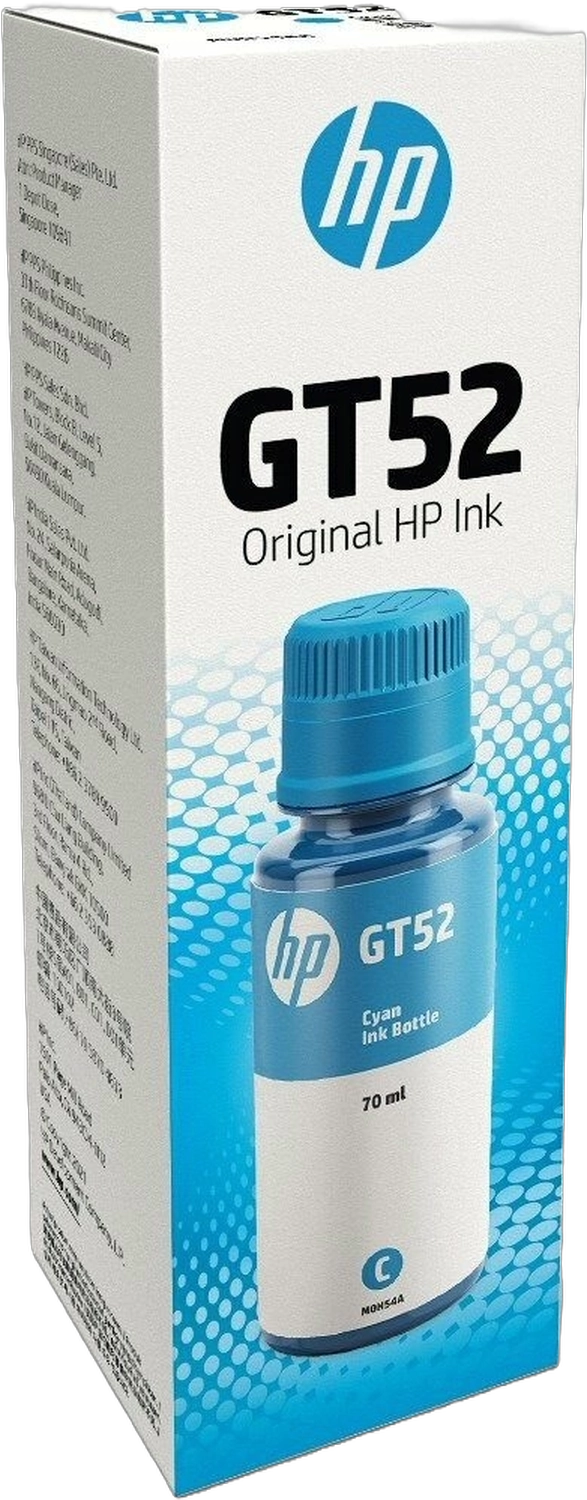BOTELLA DE TINTA HP GT52 CYAN - 3