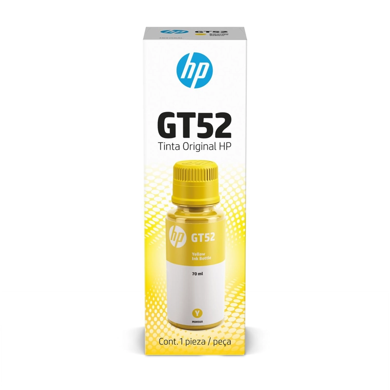 BOTELLA DE TINTA HP GT52 AMARILLO - 3