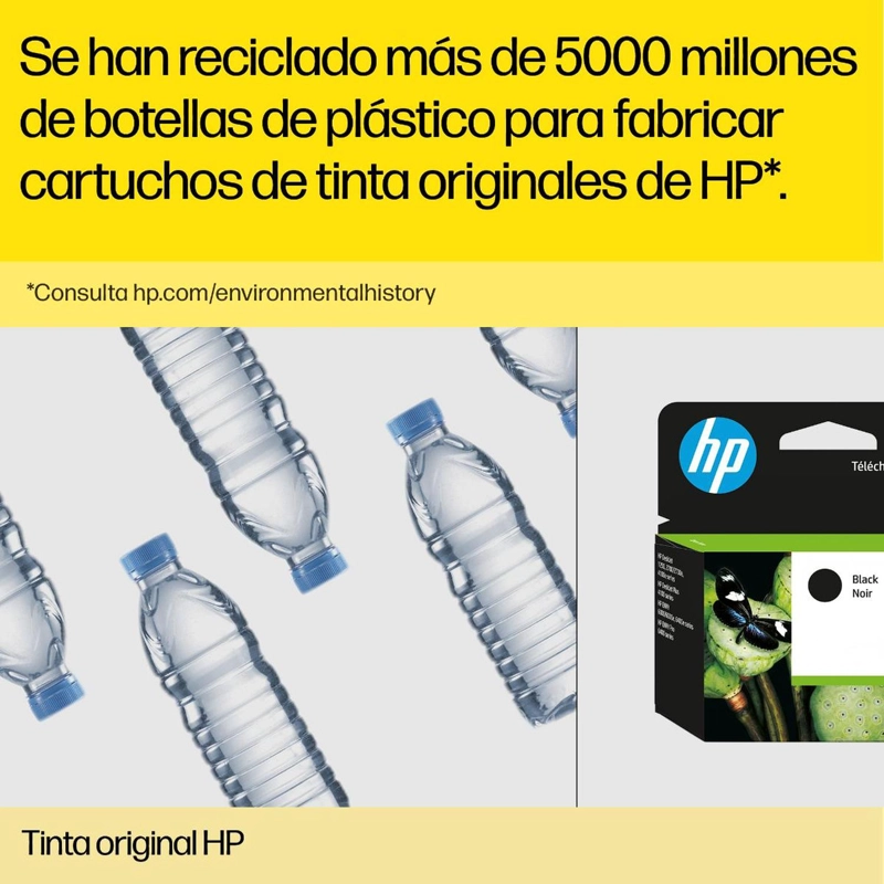PACK DE 4 DE TINTAS HP GT53/GT52 CIAN/MAGENTA/AMARILLO - 7