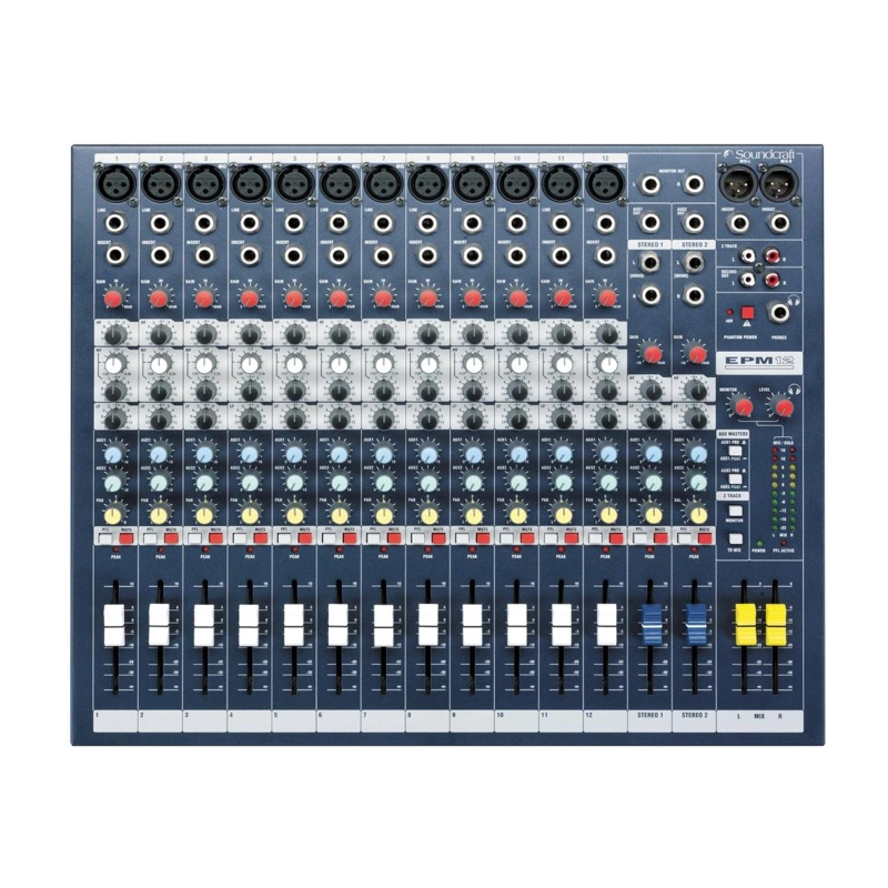 CONSOLA ANALOGA 12 CANALES SOUNDCRAFT EPM12 - 3