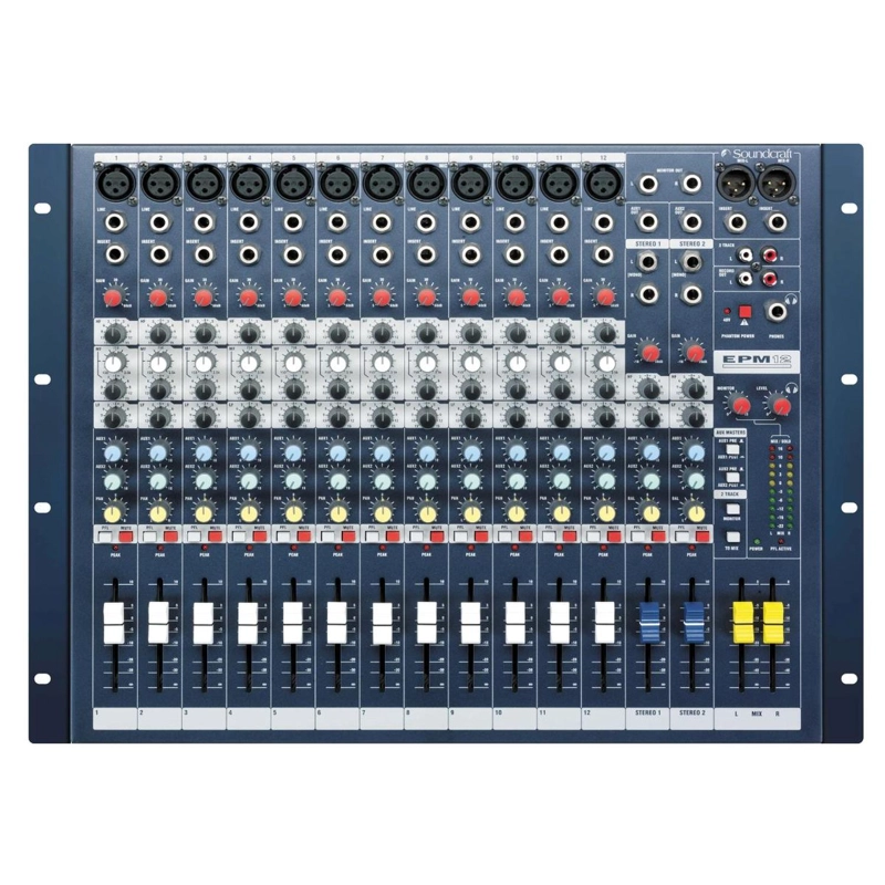 CONSOLA ANALOGA 12 CANALES SOUNDCRAFT EPM12 - 4
