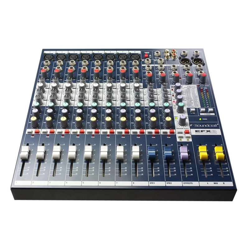CONSOLA ANALOGA 8 CANALES CON EFECTOS SOUNDCRAFT EFX8