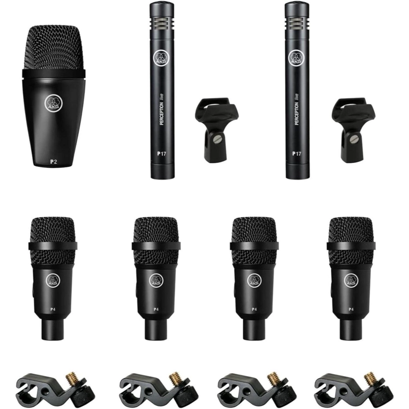 SET DE MICROFONOS PARA BATERIA AKG DRUMSET SESSION 1 - 2