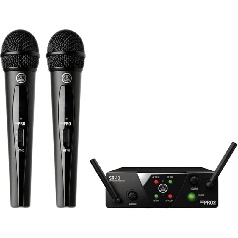 MICROFONO INALAMBRICO VOCAL DOBLE AKG WMS40 MINI BD US25A/C - 1