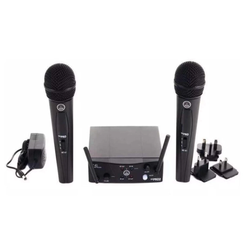 MICROFONO INALAMBRICO VOCAL DOBLE AKG WMS40 MINI BD US25A/C - 4