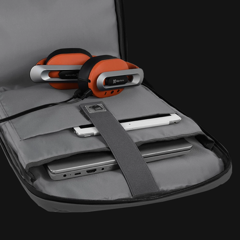 KX BKPK PORTATIL KNB-905GR 15.6 PUERTOS USB NEGROS WTR REPELENTE - 7