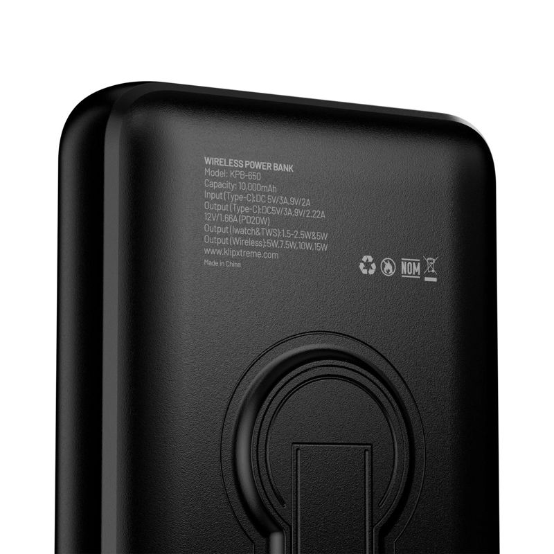 KLIPXTREME POWERBANK PANTALLA MAGNE TICA WLSS CHARG 10.000MAH - 5