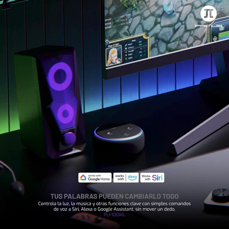 BARRA DE LUZ SMART WIFI RGB PARA MONITOR PRIMUS NIMBUS2L - 4