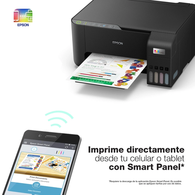 IMPRESORA EPSON MULTIFUNCIONAL 3 EN 1 ECOTANK L3250 WI-FI - 9